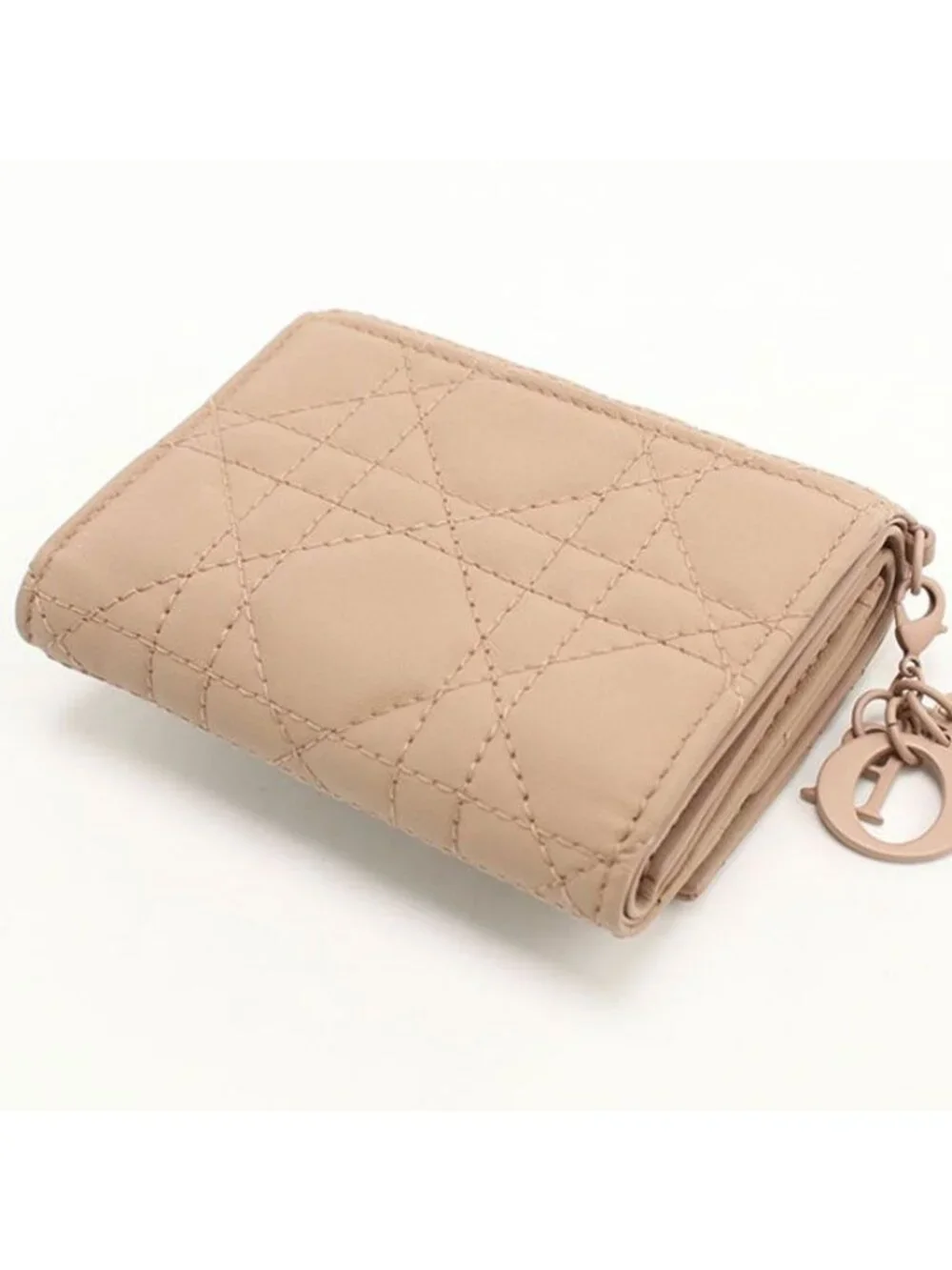 Dior Lotus Wallet Trifold Lambskin